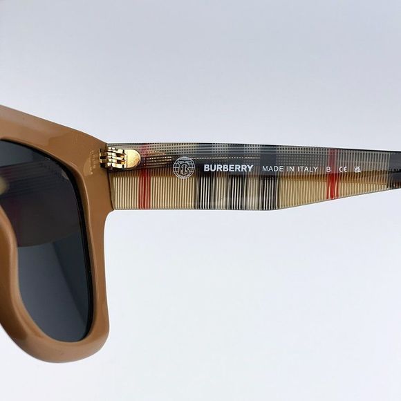 Burberry BE4364 KITTY 404287 BRAND NEW Sunglasses Beige Grey Gradient Unisex - Picture 9 of 11